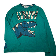 Load image into Gallery viewer, Boys Brilliant Basics, cotton long sleeve pyjama top, dinosaur, GUC, size 14,  