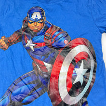 Load image into Gallery viewer, Boys Marvel, Avengers Captain America cotton tee / top, EUC, size 4,  