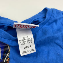 Load image into Gallery viewer, Boys Marvel, Avengers Captain America cotton tee / top, EUC, size 4,  