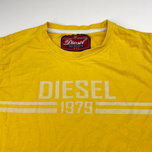 Load image into Gallery viewer, Boys DIESEL, yellow cotton tee / top, GUC, size 13,  