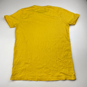 Boys DIESEL, yellow cotton tee / top, GUC, size 13,  