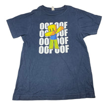 Load image into Gallery viewer, Boys LIVE AND TELL, navy cotton tee / top, wash fade, FUC, size 7-8,  
