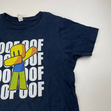 Load image into Gallery viewer, Boys LIVE AND TELL, navy cotton tee / top, wash fade, FUC, size 7-8,  