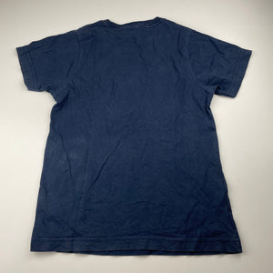 Boys LIVE AND TELL, navy cotton tee / top, wash fade, FUC, size 7-8,  