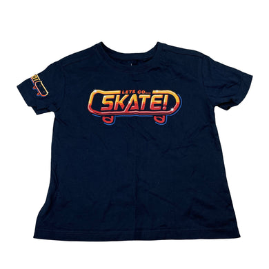 Boys Anko, navy cotton tee / top, skate, EUC, size 3,  