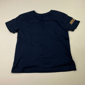 Boys Anko, navy cotton tee / top, skate, EUC, size 3,  