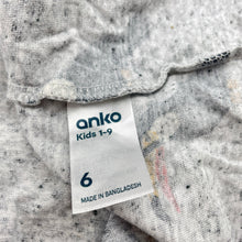 Load image into Gallery viewer, Boys Anko, grey marle tee / top, toucans, FUC, size 6,  