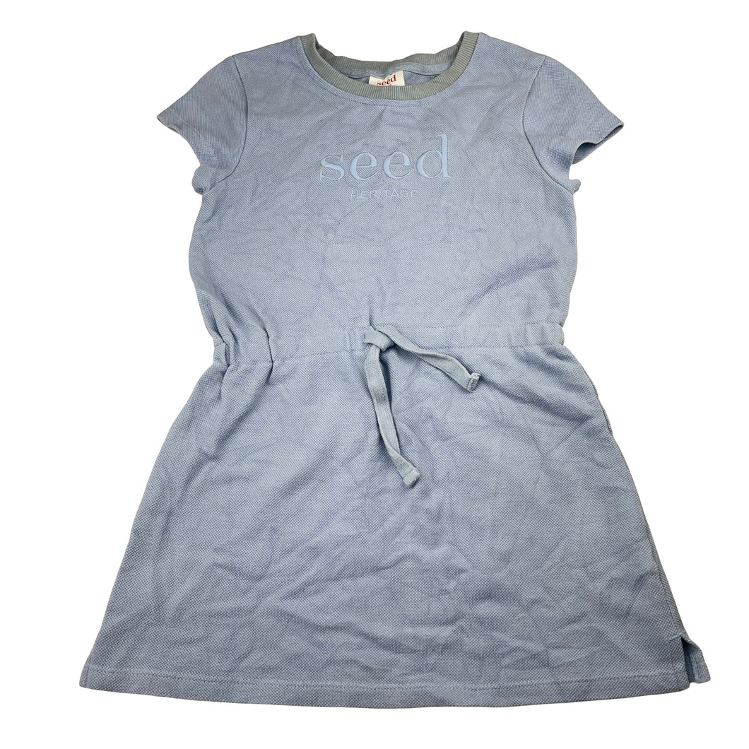 Girls Seed, heritage casual short sleeve dress, GUC, size 7, L: 58cm