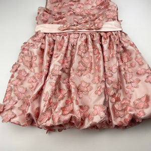 Girls Child by Petals Ink, Designer tulle 3D flower bubble formal / party dress, GUC, size 6, L: 57cm