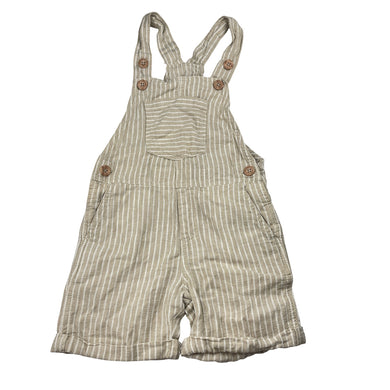 Boys Anko, striped linen / cotton overalls / shortalls, GUC, size 5,  