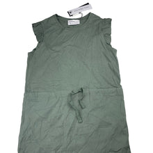 Load image into Gallery viewer, Girls DECJUBA KIDS, khaki cotton Connie flutter dress, NEW, size 6-7, L: 73cm