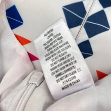 Load image into Gallery viewer, Girls Target, lined colourful geometric print party dress, EUC, size 6, L: 65cm