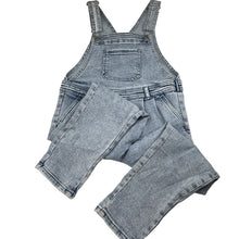 Load image into Gallery viewer, Girls Anko, stretch denim overalls / dungarees, Inside leg: 44cm, GUC, size 7,  
