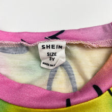 Load image into Gallery viewer, Girls SHEIN, lightweight t-shirt dress, EUC, size 5, L: 50cm
