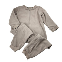 Load image into Gallery viewer, Unisex H&amp;M, fleece zip romper / sleepsuit, GUC, size 2,  