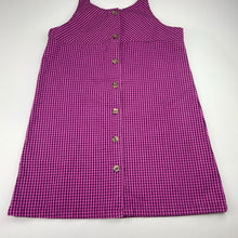 Load image into Gallery viewer, Girls Cotton On, checked overalls / pinafore dress, EUC, size 9-10, L: 73cm