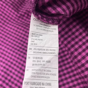 Girls Cotton On, checked overalls / pinafore dress, EUC, size 9-10, L: 73cm