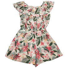 Load image into Gallery viewer, Girls Name It, lightweight floral summer playsuit, EUC, size 9,  