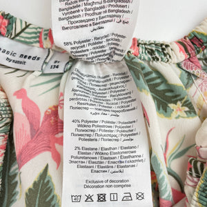 Girls Name It, lightweight floral summer playsuit, EUC, size 9,  