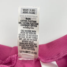 Load image into Gallery viewer, Girls Bonds, stretchy zip romper, marks on back, FUC, size 0,  