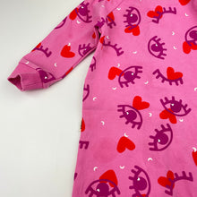 Load image into Gallery viewer, Girls Bonds, stretchy zip romper, marks on back, FUC, size 0,  