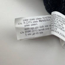 Load image into Gallery viewer, Girls Zara, black &amp; silver metallic knit long sleeve dress, EUC, size 5-6, L: 56cm