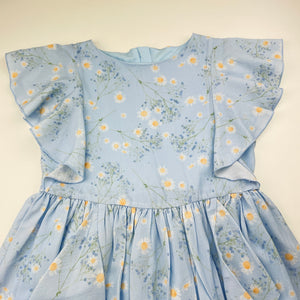 Girls Origami, lined floral ruffle party dress, EUC, size 12, L: 72cm
