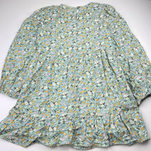 Load image into Gallery viewer, Girls Name It, floral viscose / cotton / linen long sleeve dress, EUC, size 10, L: 69cm