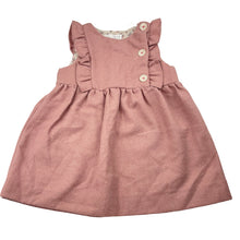 Load image into Gallery viewer, Girls Zara, pink wool blend sleeveless dress, GUC, size 3-4, L: 47cm