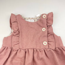 Load image into Gallery viewer, Girls Zara, pink wool blend sleeveless dress, GUC, size 3-4, L: 47cm