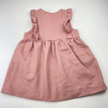 Load image into Gallery viewer, Girls Zara, pink wool blend sleeveless dress, GUC, size 3-4, L: 47cm