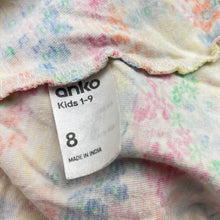 Load image into Gallery viewer, Girls Anko, floral cotton casual dress, GUC, size 8, L: 59cm