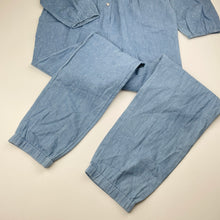 Load image into Gallery viewer, Girls JOHN LEWIS, chambray cotton jumpsuit, Inside leg: 70cm, NEW, size 13-14,  