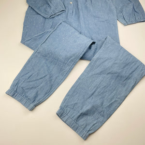 Girls JOHN LEWIS, chambray cotton jumpsuit, Inside leg: 70cm, NEW, size 13-14,  