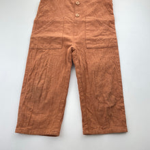 Load image into Gallery viewer, Girls Cotton On, lightweight cotton overalls / jumpsuit, FUC, size 3,  
