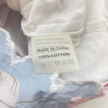 Load image into Gallery viewer, Girls Marlo, lined floral cotton &amp; lace playsuit, EUC, size 8-9,  