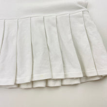 Load image into Gallery viewer, Girls Polo Ralph Lauren, white cotton tennis dress, light marks on collar &amp; hem, FUC, size 5, L: 56cm