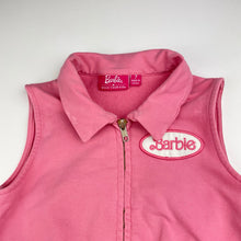 Load image into Gallery viewer, Girls Barbie x Rock Your Kid, playsuit, wash fade &amp; light marks, FUC, size 7,  