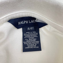 Load image into Gallery viewer, Girls Ralph Lauren, drop waist box pleat polo dress, FUC, size 4, L: 52cm