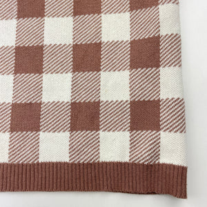 Girls Seed, cotton blend knit skirt, elasticated, L: 38cm, light marks, FUC, size 12,  