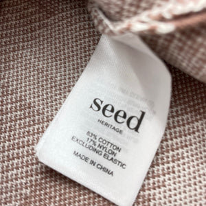 Girls Seed, cotton blend knit skirt, elasticated, L: 38cm, light marks, FUC, size 12,  