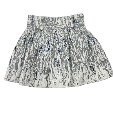 Girls Child by Petals Ink, Designer lined woven skirt, Made in Aus, L: 35.5cm, W: 29.5cm across, FUC, size 7,  