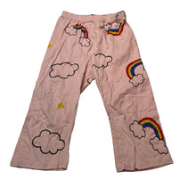 Load image into Gallery viewer, Girls cotton, pyjama pants / bottoms, rainbows, GUC, size 4,  