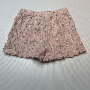 Girls Dymples, broderie cotton pyjama shorts, GUC, size 0,  