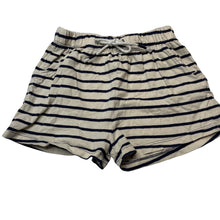 Load image into Gallery viewer, Girls Brilliant Basics, navy stripe cotton shorts, elasticated, GUC, size 6,  