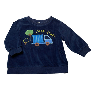 Boys Anko, soft fleece pyjama top, GUC, size 0,  