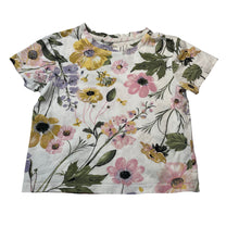 Load image into Gallery viewer, Girls H&amp;M, floral lightweight cotton tee / top, GUC, size 2,  