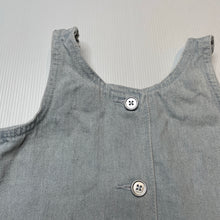 Load image into Gallery viewer, Girls Seed, blue denim sleeveless top, GUC, size 3,  