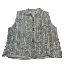 Load image into Gallery viewer, Unisex READIPRINT FASHIONS, metallic stripe lightweight sleeveless top, EUC, size 1,  