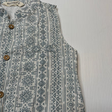 Load image into Gallery viewer, Unisex READIPRINT FASHIONS, metallic stripe lightweight sleeveless top, EUC, size 1,  